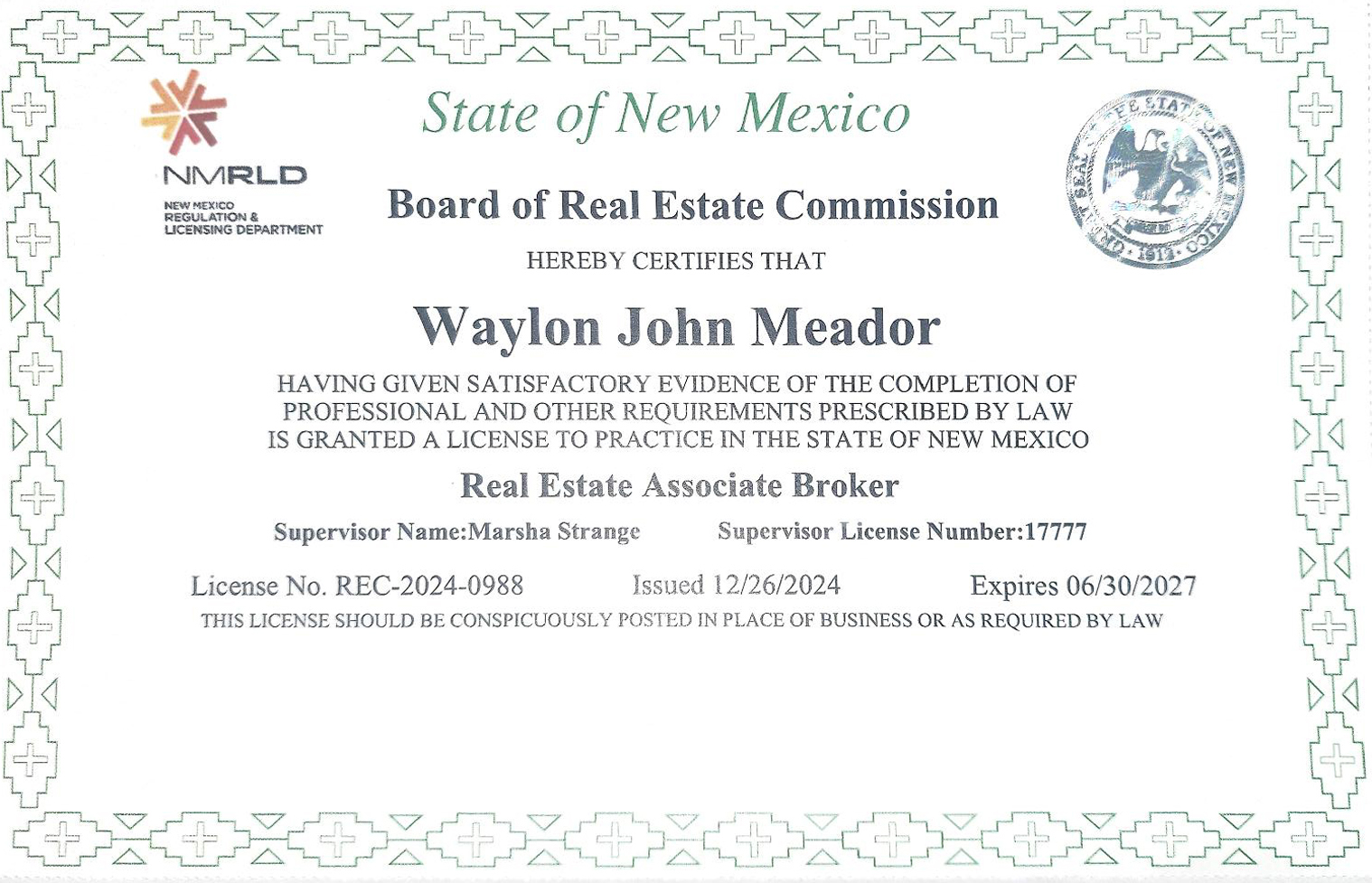 susan-c-salazar nm license